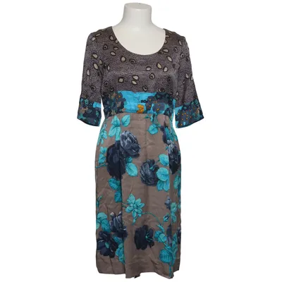 Dress (Blue, Brown, Multicolored) from Maliparmi Elastane, Silk