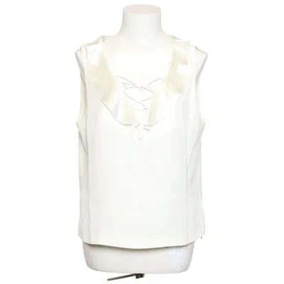 Topp (Vit) från Un Deux Trois Acetat, Polyester