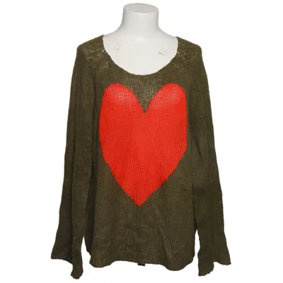 Sweater (Green, Red) from Wildfox Acrylic, Polyamide, Viscose, Wool