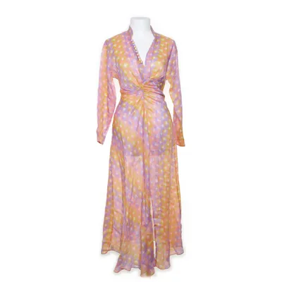 Omlottklänning (Flerfärgad) från Sandro Paris Linne, Polyester, Silke