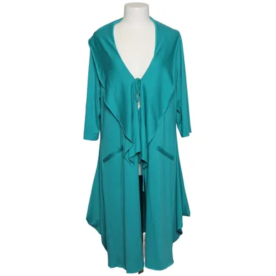 Cardigan (Vert) de Eva Polyester, Viscose