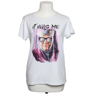 T-shirt (Hvid, Flerfarvet) fra Mbaurce Elastan, Polyester