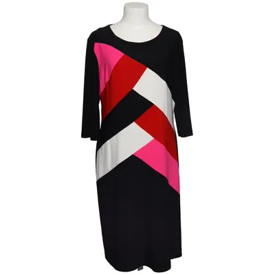 Dress (Black, White, Multicolored) from Joseph Ribkoff