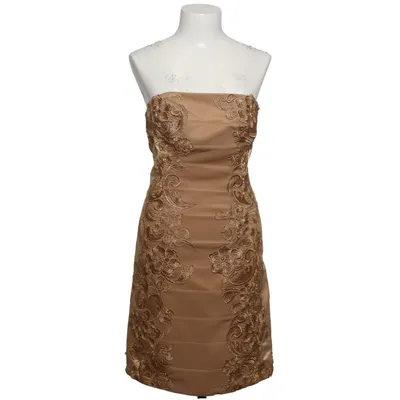 Cocktailkjole (Guld) fra Young Couture by Barbara Schwarzer Elastan, Polyester