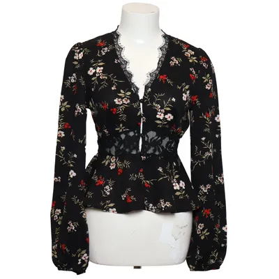 Blouse (Zwart, Meerkleurig) van PrettyLittleThing Polyester