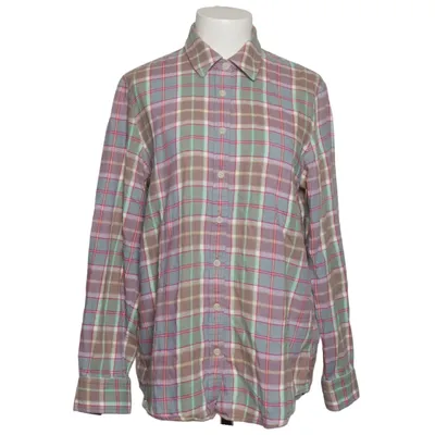 Flannel skjorte (Grå, Flerfarvet) fra Lands' End Bomuld