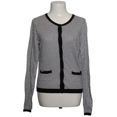 Strickjacke (Schwarz, Weiß) von Mademoiselle R Polyamid, Viskose, Wolle