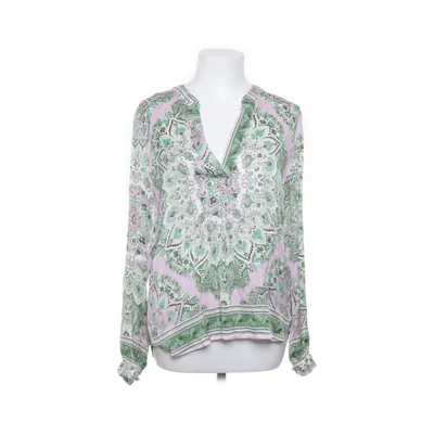 Bluse (Pink, Grøn, Hvid) fra Charlotte Sparre Elastan, Silke