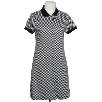 Pikéklänning (Svart, Vit) från Urban Revivo Elastan, Polyester