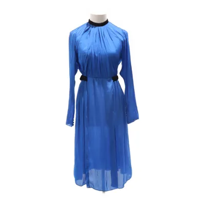 Maxi dress (Blue, Black) from Zara Woman Studio