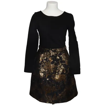 Dress (Black, Gold) from Derhy Elastane, Metallic fiber, Nylon, Polyester, Viscose