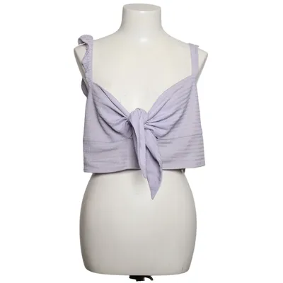 Crop top (Lilla) fra Anika Teller x NA-KD Elastan, Polyester