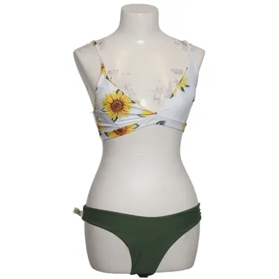 Bikini (Blanc, Vert, Jaune) de Sizaful Élasthane, Polyamide