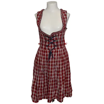 Dirndl (Rød, Hvid) fra German Princess Bomuld, Polyester