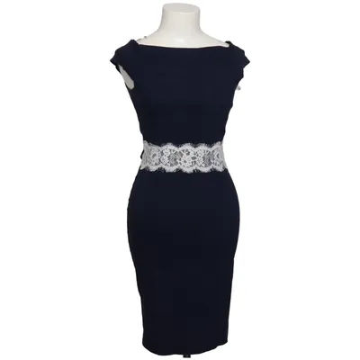 Cocktailjurk (Blauw, Wit) van Paper Dolls Elastaan, Polyamide, Viscose