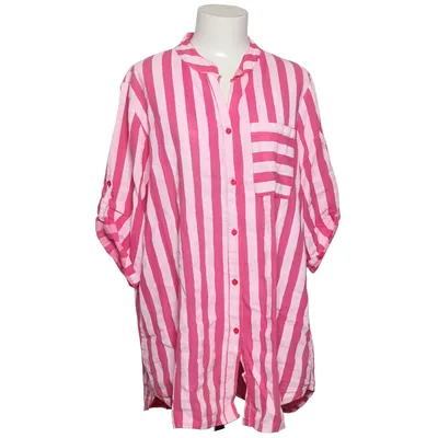 Blus (Rosa, Vit) från New Collection Bomull, Linne