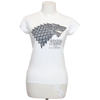 T-shirt (Vit) från Game of Thrones Bomull