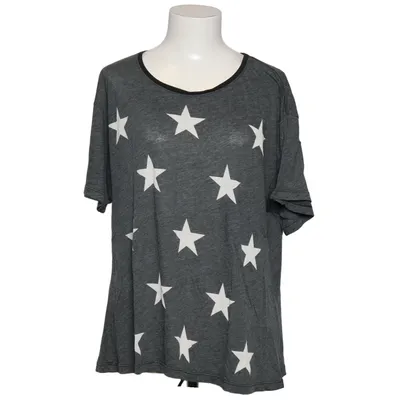 T-shirt (Gray, White) from Wildfox Cotton, Polyester