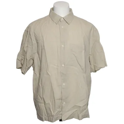 Short sleeve shirt (Beige) from H&M Cotton, Linen