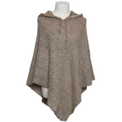 Poncho (Grå, Beige) fra Rosebud Akryl