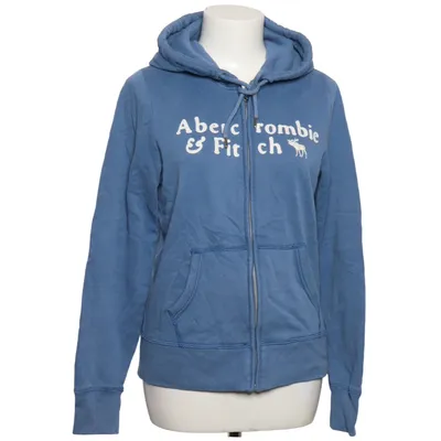 Huvtröja (Blå) från Abercrombie & Fitch Bomull, Polyester