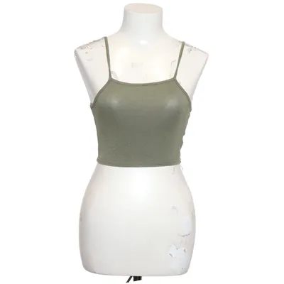 Crop top (Vert) de Boohoo Basics
