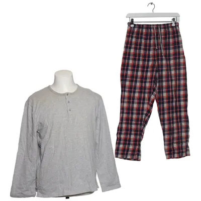 Pyjamas (Grå, Röd, Blå) från TCM Bomull