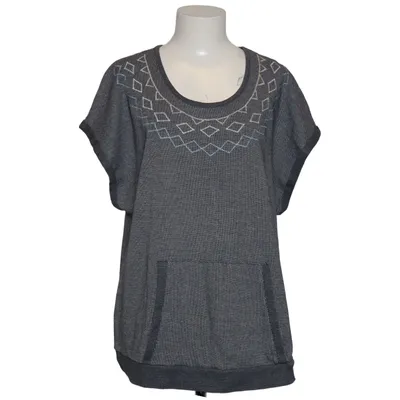Pull sans manches (Gris) de Pure by Ulla Popken Coton