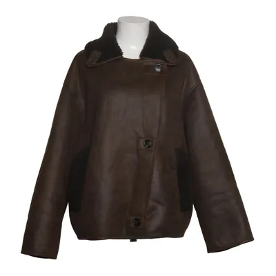 Shearling jacket (Brown) from Zara Polyester, Polyurethane