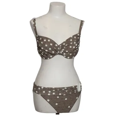 Bikini (Marron, Blanc) de Maryan Mehlhorn Élasthane, Polyamide