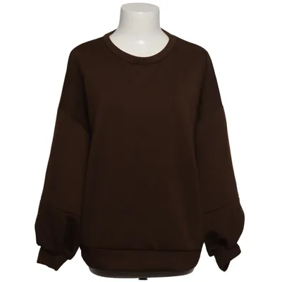 Sweatshirt (Brown) from Azzurro Elastane, Polyester, Viscose