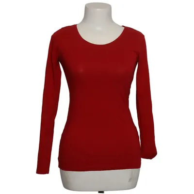 Långärmad t-shirt (Röd) från Janina Stretch Bomull, Elastan