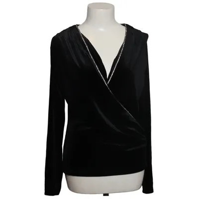 Wrap blouse (Black) from Mohito Elastane, Polyester