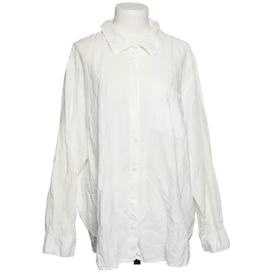 Shirt (Wit) van H&M Katoen, Linnen