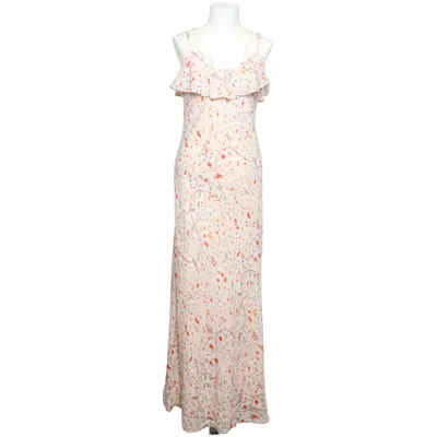 Dress (Beige, Multicolored) from Peruvian Connection Polyester, Silk, Viscose