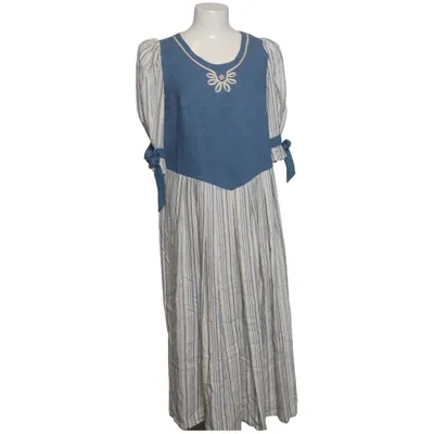 Dirndl (Blue, White) from Rose-Dirndl Cotton, Linen, Modal, Polyester, Viscose
