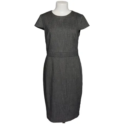 Kleid (Grau, Mehrfarbig) von H&M Modern Classic Polyester, Viskose, Elasthan