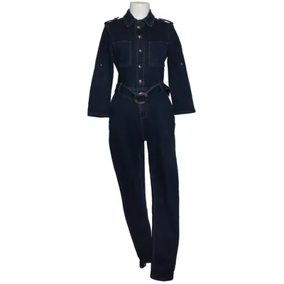 Jumpsuit (Blue) from Morgan de Toi Cotton, Elastane, Polyester