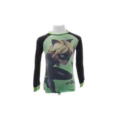 Baseballtröja (Grön, Svart, Flerfärgad) från Miraculous Bomull, Elastan