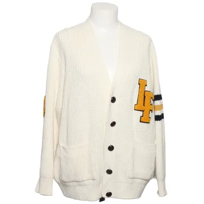 Cardigan (Blanc, Noir, Jaune) de Iets Frans Acrylique, Coton