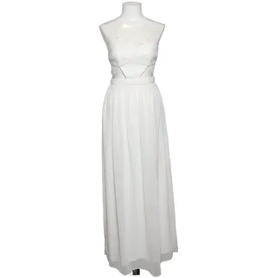 Brudekjole (Hvid) fra ASOS Petite Bomuld, Polyester