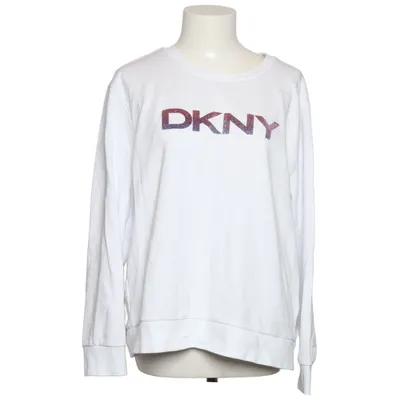 Sweatshirt (Wit, Meerkleurig) van DKNY Katoen, Elastaan, Polyester