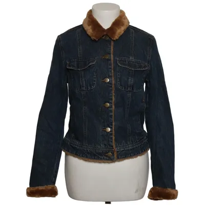Fodrad jeansjacka (Blå, Brun) från Mexx Akryl, Bomull, Polyester