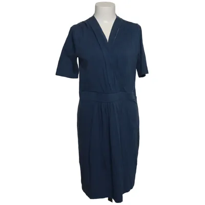 Robe portefeuille (Bleu) de Ml Coton, Élasthane