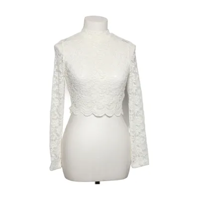 Blus (Vit) från Divided by H&M Elastan, Polyamid