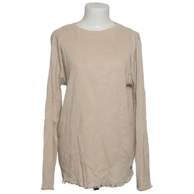 Langarmshirt (Beige) von Gina Baumwolle, Elasthan