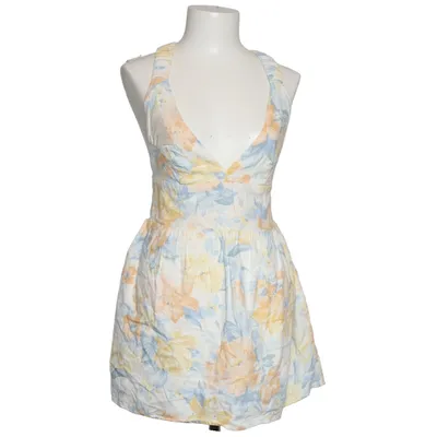 Kleid (Weiß, Mehrfarbig) von Abercrombie & Fitch Leinen, Viskose
