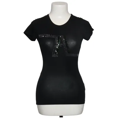 T-shirt (Zwart, Meerkleurig) van Zara Collection Katoen, Elastaan