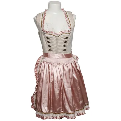 Dirndl (Beige, Pink) from Krüger Madl Cotton, Polyester