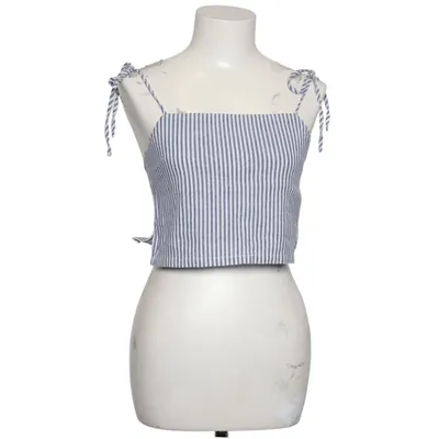 Crop top (Blå, Vit) från John Galt Bomull, Elastan, Polyester